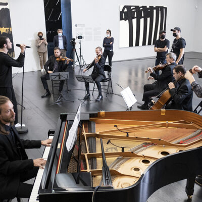 Tournage Clip Lombre et invités (Berywam, Quatuor Debussy)
"Concert sous les toiles"
Rodez, Musée Soulages
2021 05 31
©Fabien Espinasse