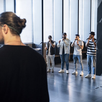 Tournage Clip Lombre et invités (Berywam, Quatuor Debussy)
"Concert sous les toiles"
Rodez, Musée Soulages
2021 05 31
©Fabien Espinasse